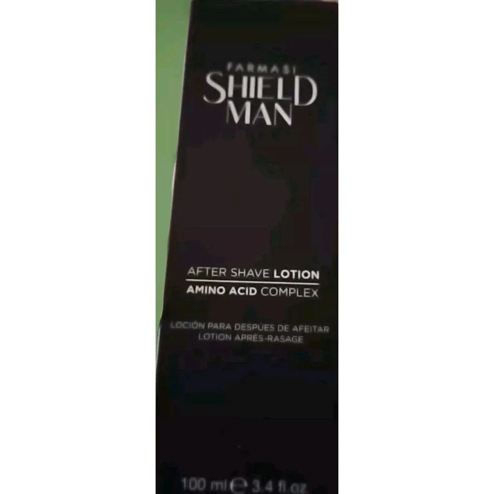 Farmasi Shield After Shave Lotion Mens Amino Acid Complex 3.4 oz New Sealed NIB